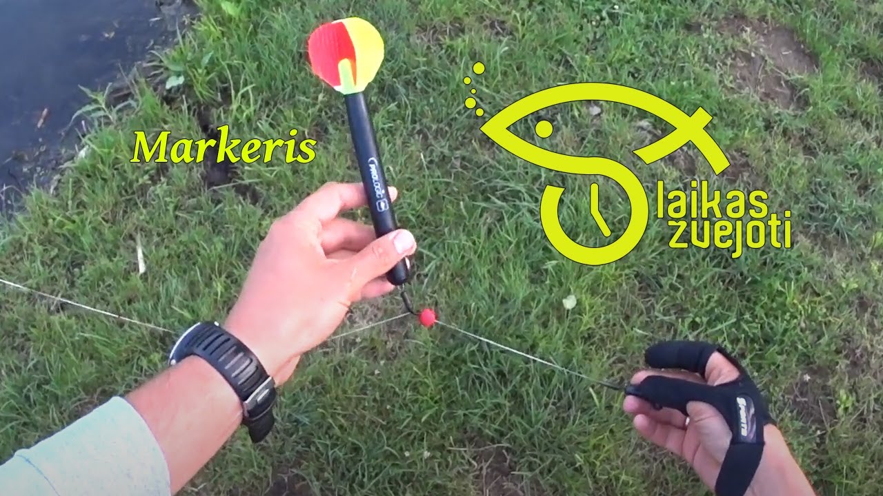 Žvejybos vietos pajieška markeriu karpių žvejyboje