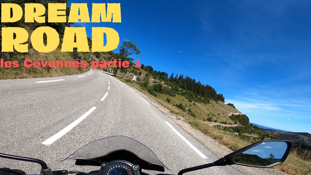 road trip moto les cevennes partie 1 4k