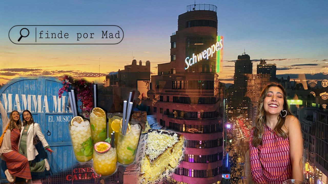 1 finde por MADRID con la tata🌞 musical de MAMMAMIA🎬🎭  Belmondo, skybar y más momenticos chulos✨