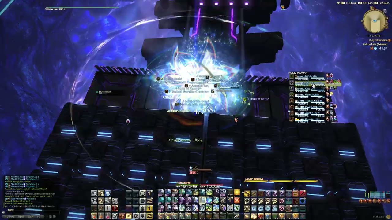 FF14 Hell on Rails Extreme - WHM POV 91 - Hector - Static Intermission - Braindead Revelation