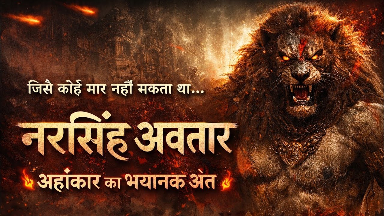 क्यों लिया विष्णु जी ने भयानक नरसिंह अवतार? | जिसे कोई मार नहीं सकता था Vishnu Avatar Story in Hindi