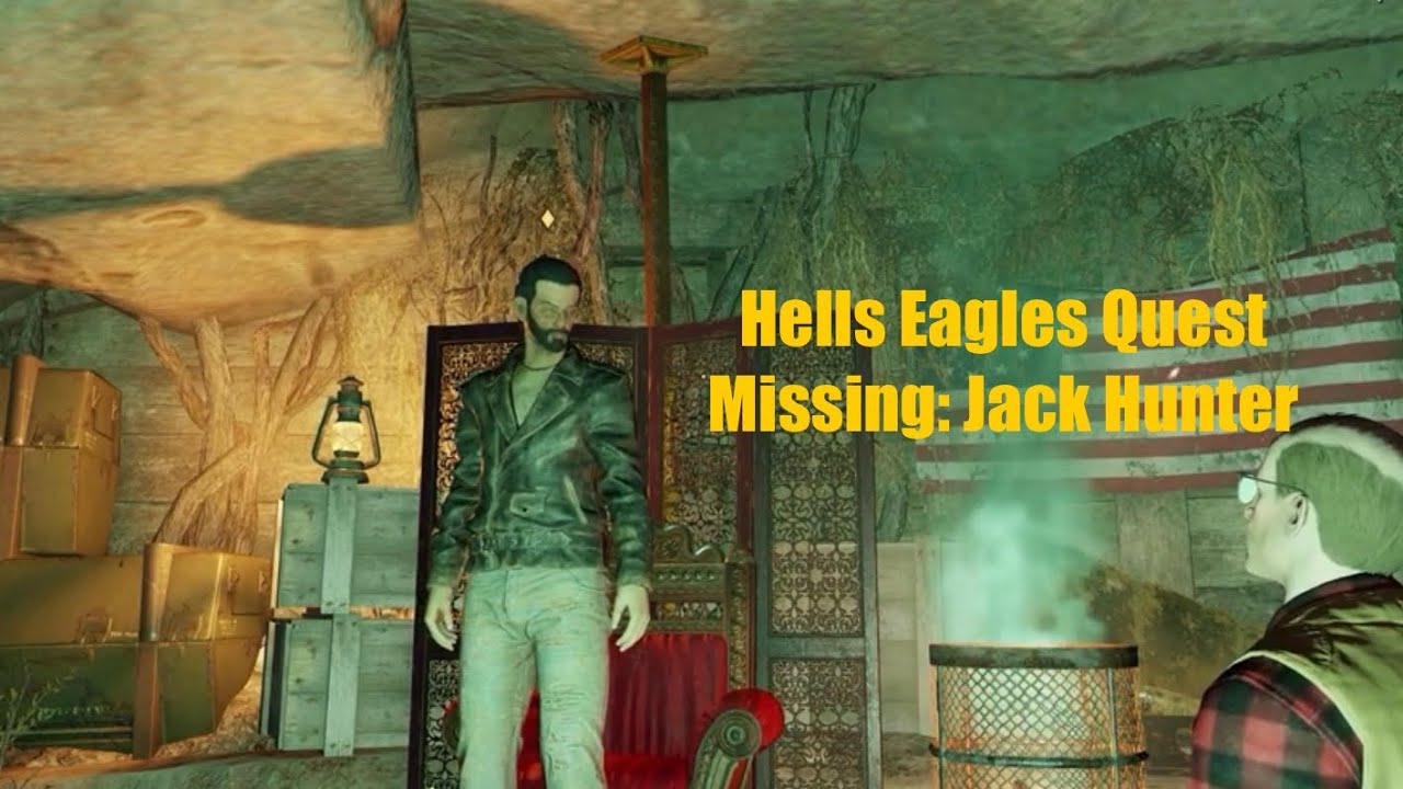 Fallout 76 Hells Eagles Quest - Missing: Jack Hunter - New Quest Hells Eagles