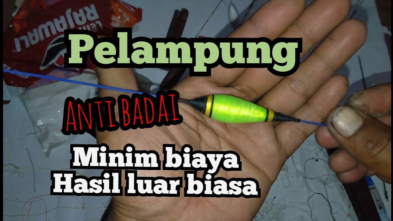 Tutorial membuat pelampung anti badai mudah banget dari sterofoam buah