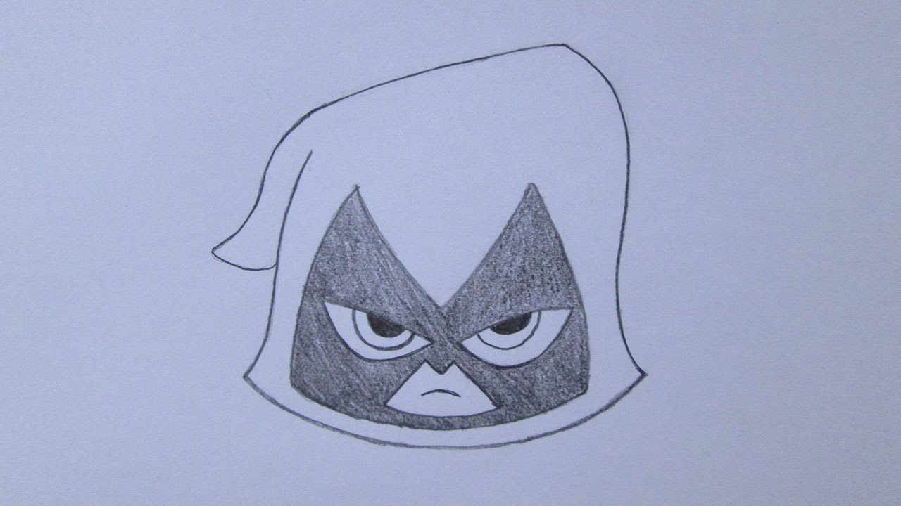 Como desenhar a Ravena de Os Jovens Titãs