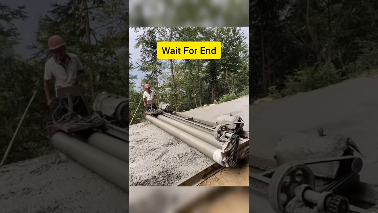 Road construction viral trending machine for leveling👌!#shorts #trendingshorts #machine