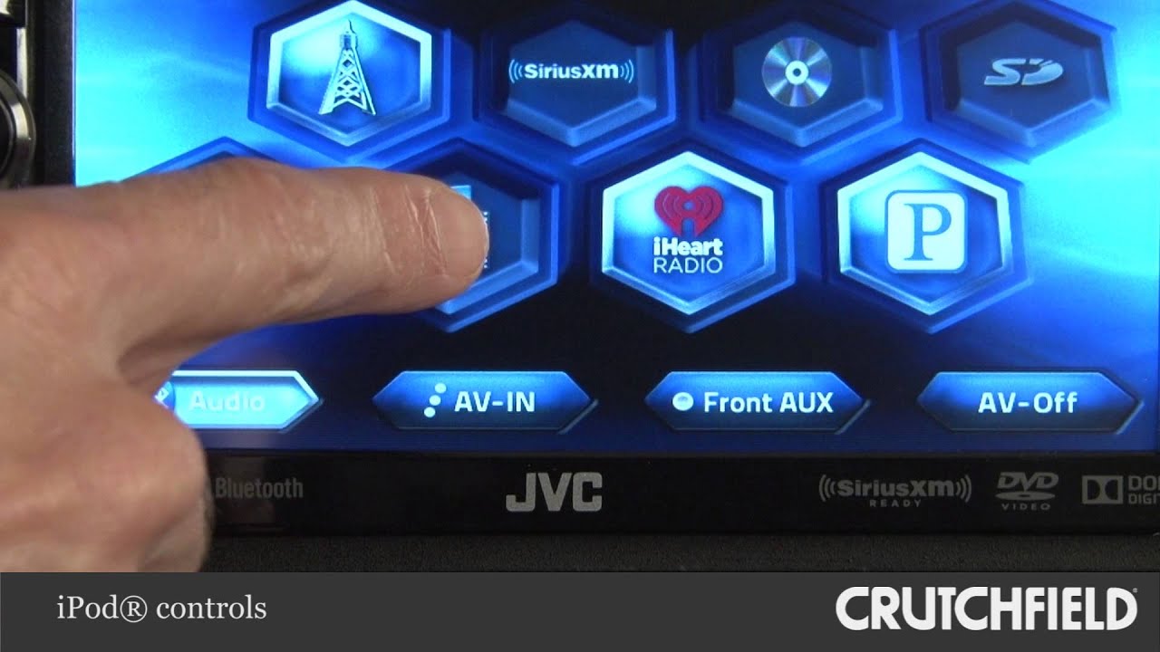 JVC KW-NT310 Navigation Stereo Display and Controls Demo | Crutchfield Video