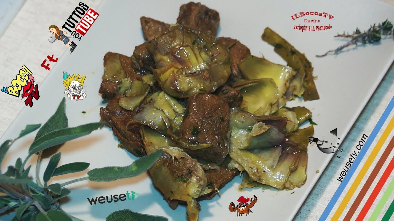 207 - Spezzatino con carciofi..e con gli amici ti ritrovi! (secondo di carne con contorno facile)