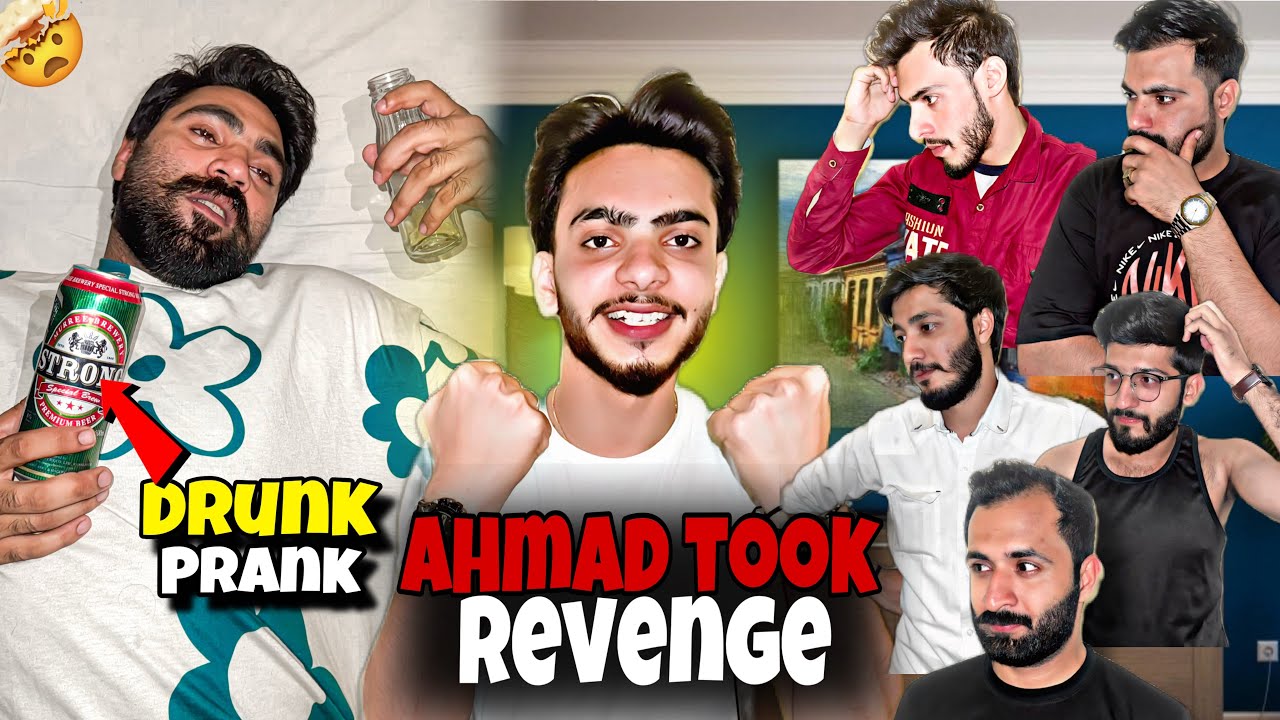 Drunk prank on boys 😂 | Ahmad ne badla le liya 🤣 #prank #drunkprank #hunzavalley