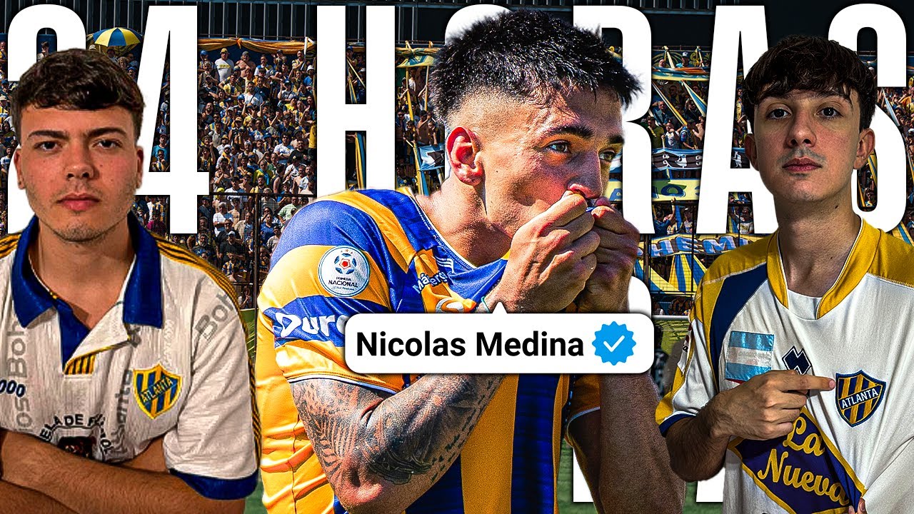 Vivimos 24HS con un JUGADOR PROFESIONAL ( NICOLAS MEDINA - ATLANTA ) | Lucas Bohemio
