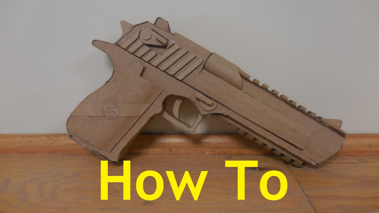 Как сделать картонный Desert Eagle Mark XIX