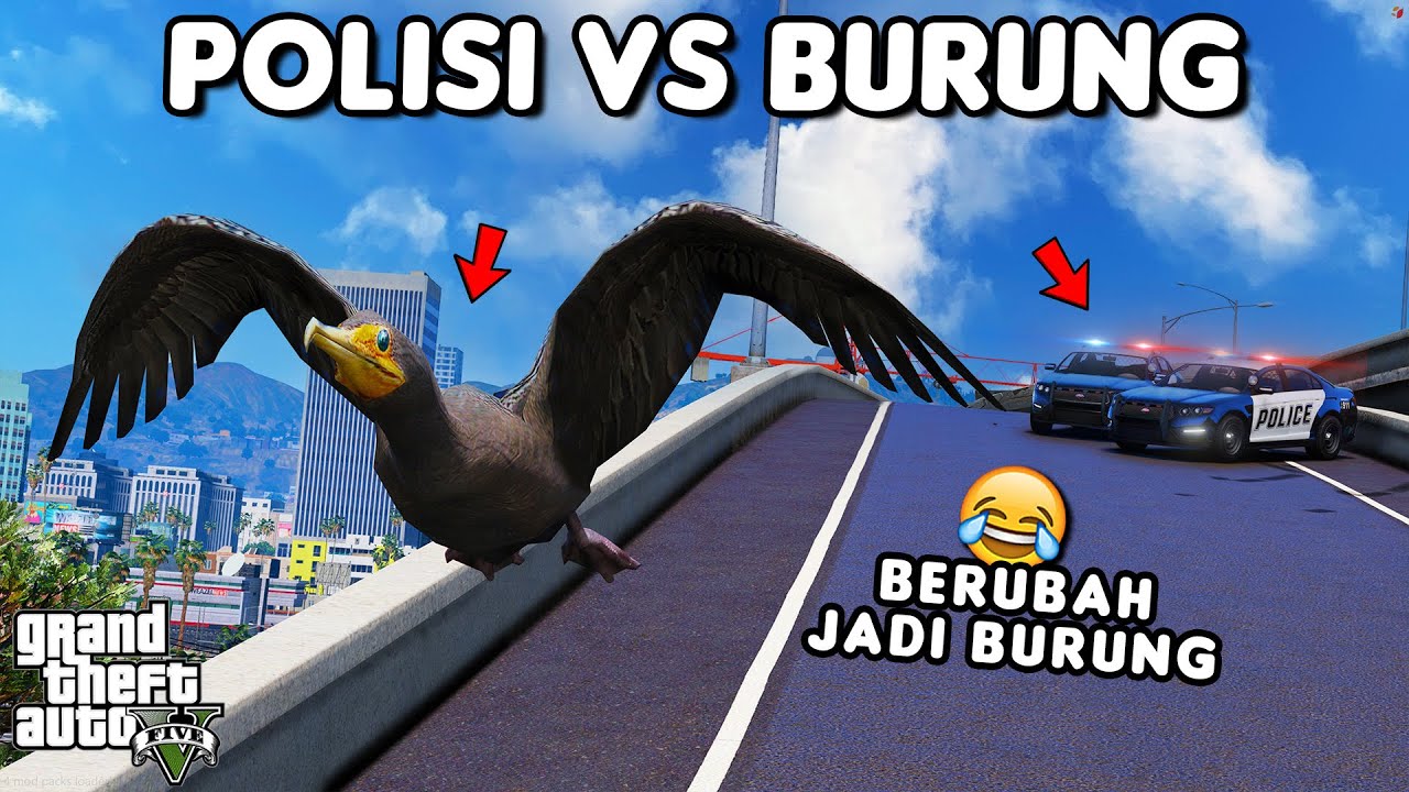 POLISI VS KAMUFLASE BURUNG - GTA 5 ROLEPLAY