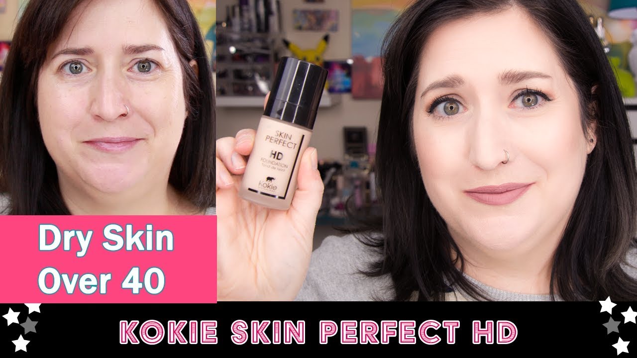 KOKIE SKIN PERFECT HD FOUNDATION | Dry Skin Review! FRIDAY FOUNDATION FIX