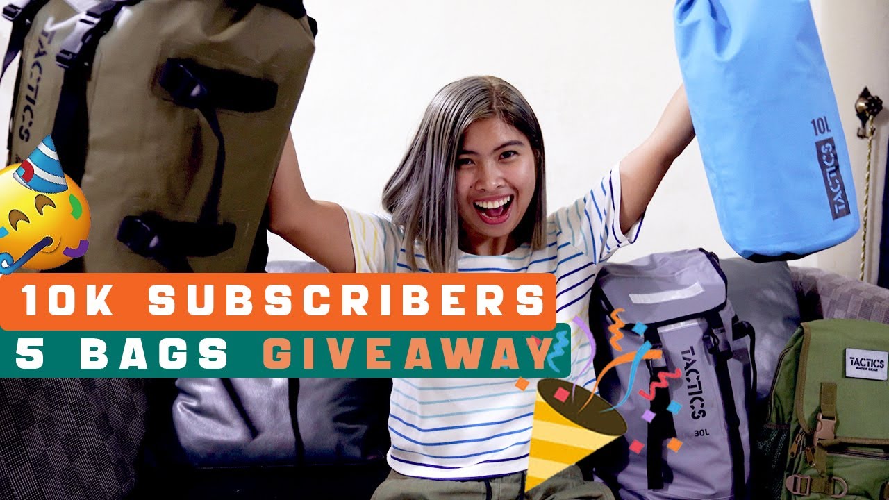 TACTICS WATERPROOF BAG REVIEW + 5 BAGS GIVEAWAY! | XZAR LIM