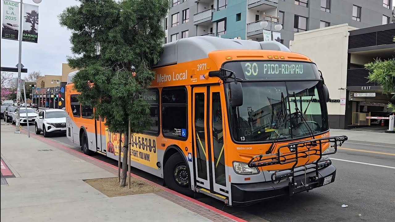 Metro Line 30 | Westbound to Pico - Rimpau | Full Ride | LA Metro