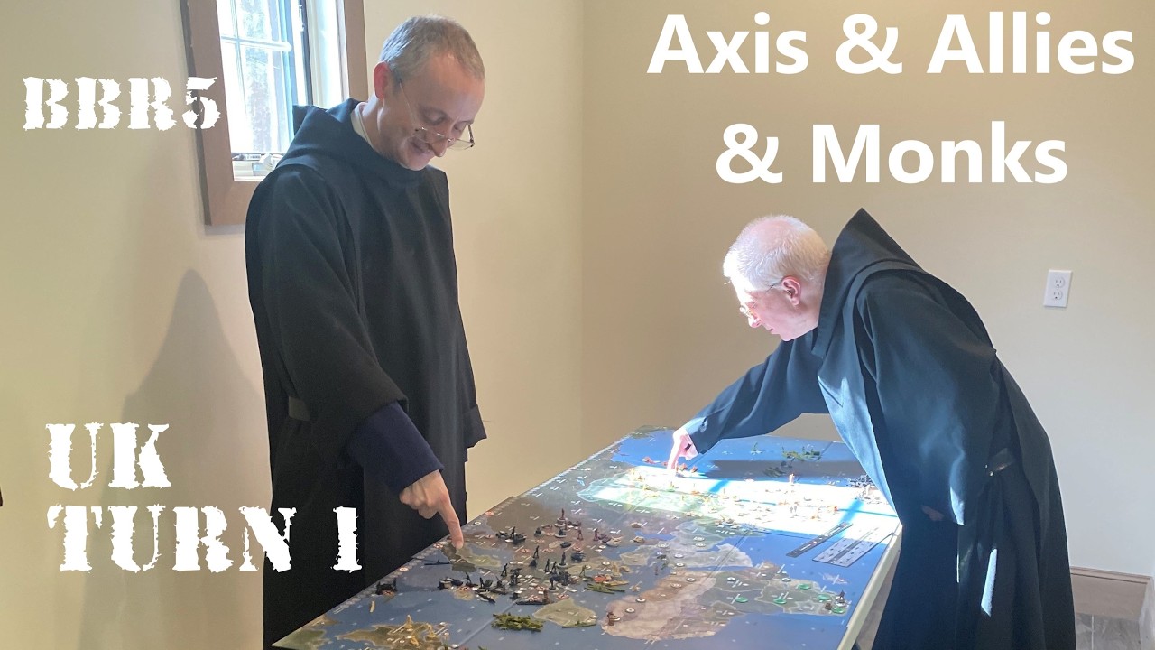 Axis and Allies and Monks BBR5 Game 1 - UK Turn 1