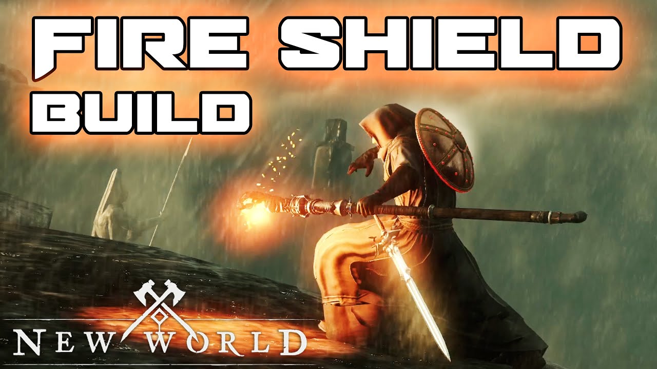 FIRE SHIELD: New World Build Guide - Fire Staff / Sword & Shield (PvP + PvE)