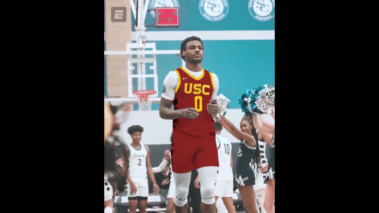 Bronny James is ready to FIGHT ON ✌️