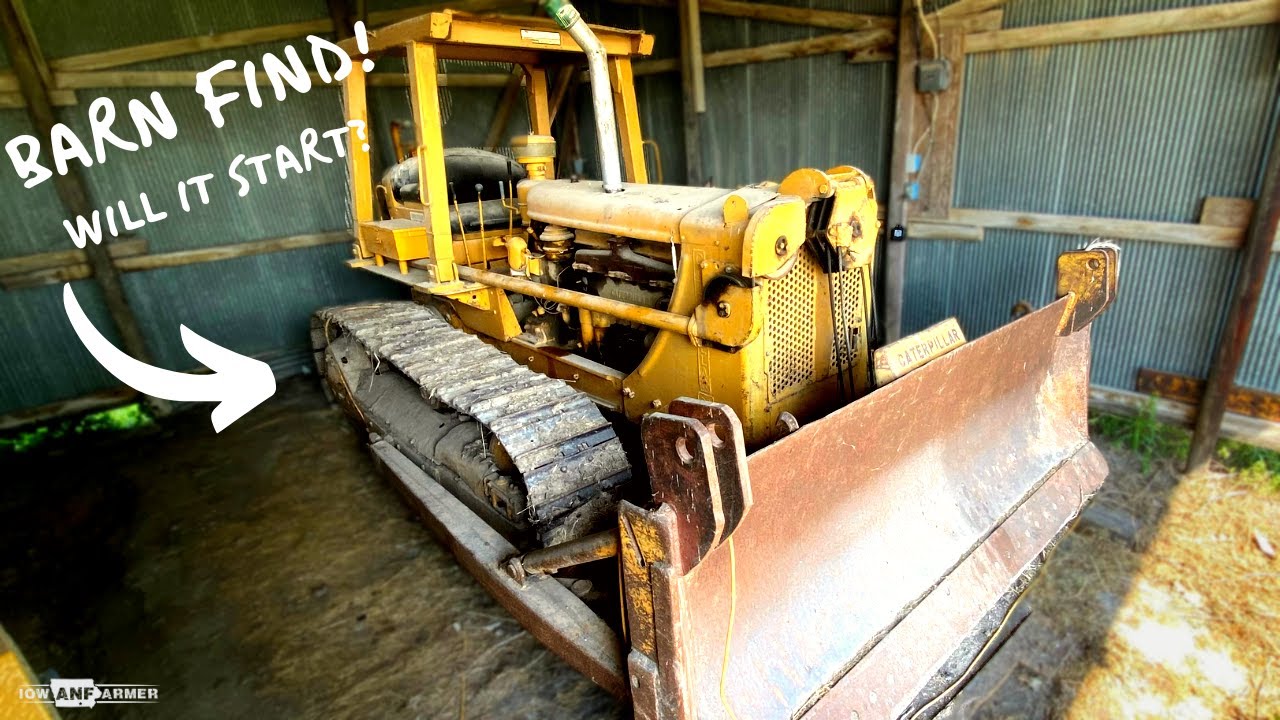 Will it Start!? BARN FIND 1950s Caterpillar Dozer!