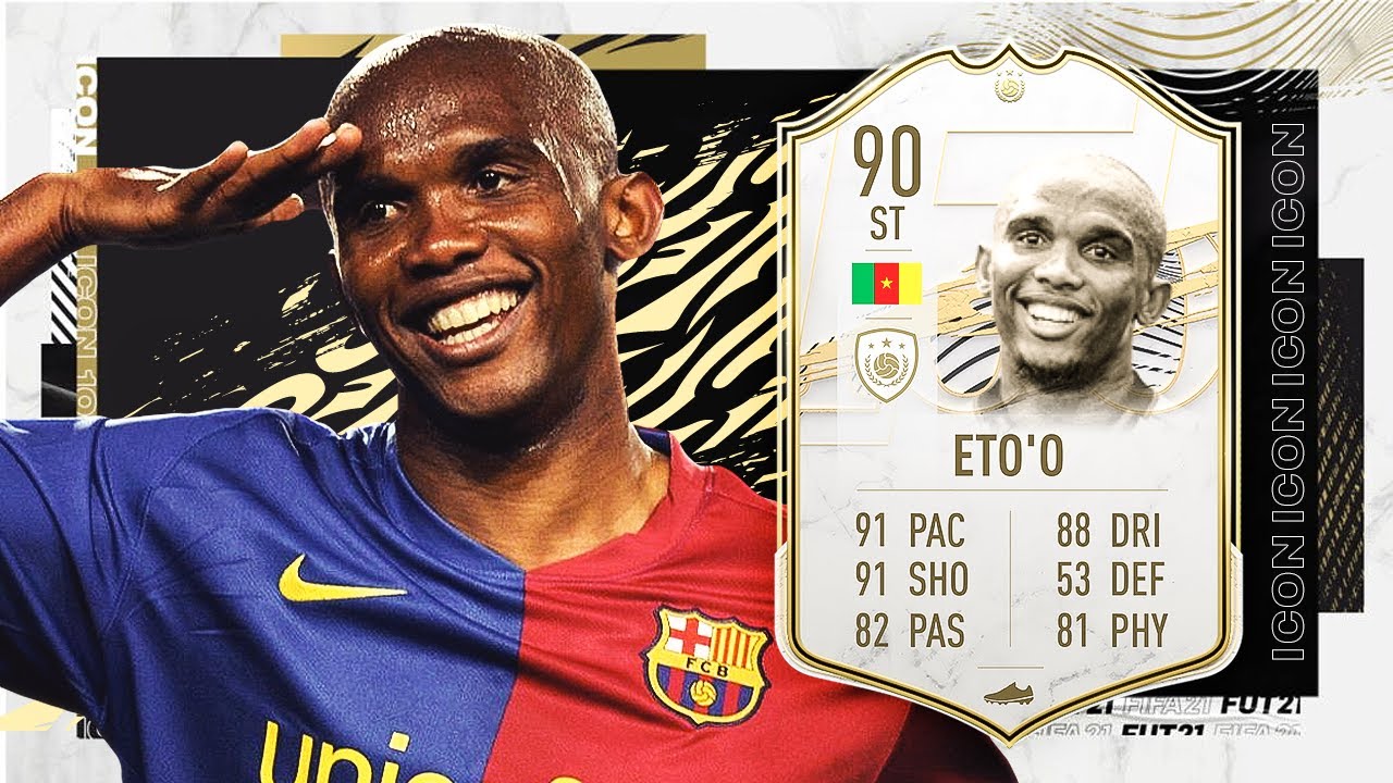 FIFA 21 ICON ETO'O 90! THE MOST WANTED NEW ICON? IS HE WORTH IT? FIFA 21 ULTIMATE TEAM