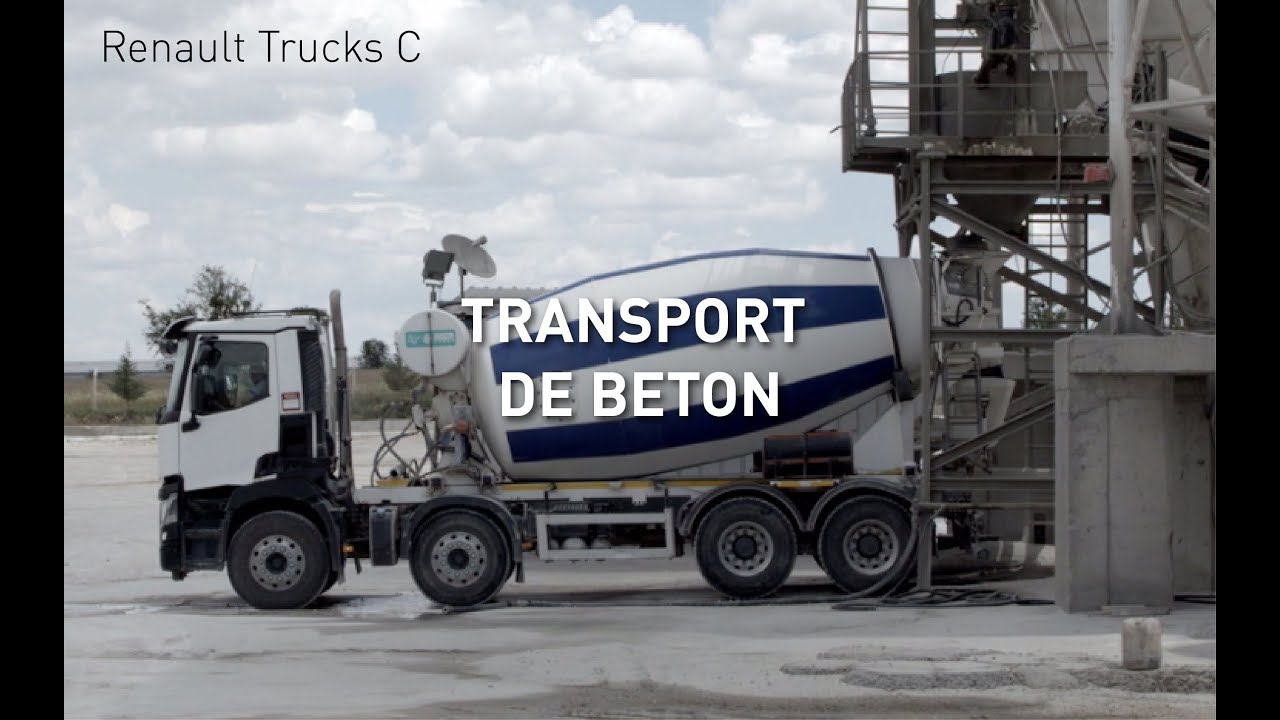 Renault Trucks C, une charge utile maximale pour le transport de b&eacute;ton.