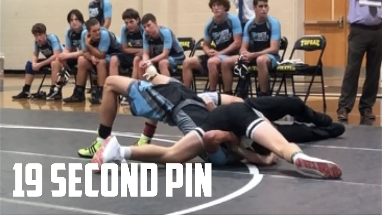 My First High School Wrestling Match! 19 SECOND PIN!