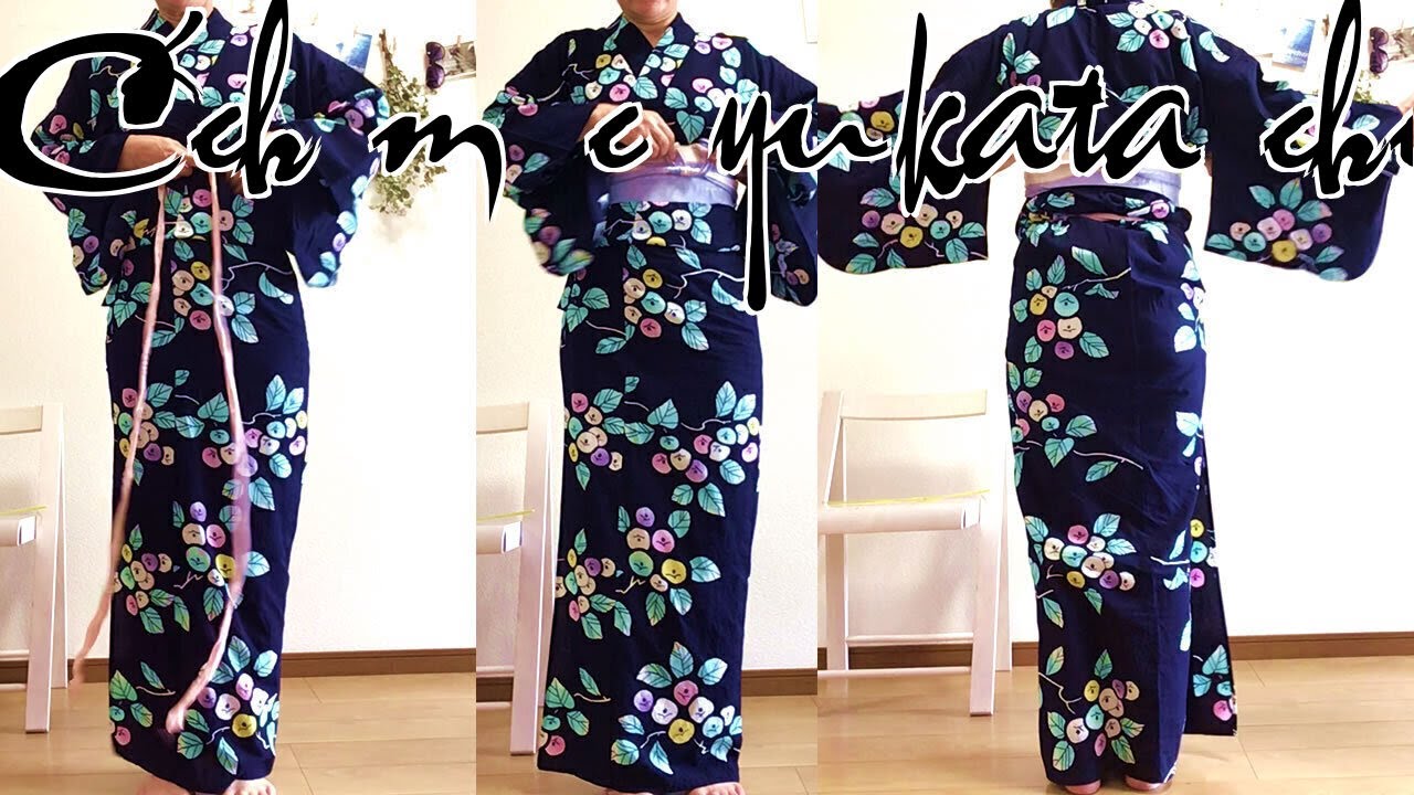 Cách mặc yukata cho nữ