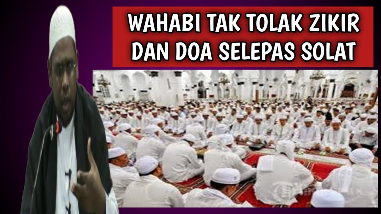 ASWAJA KATA WAHABI TAK MAU ZIKIR BERJAMAAH DAN DOA BERJAMAAH SELEPAS SOLAT