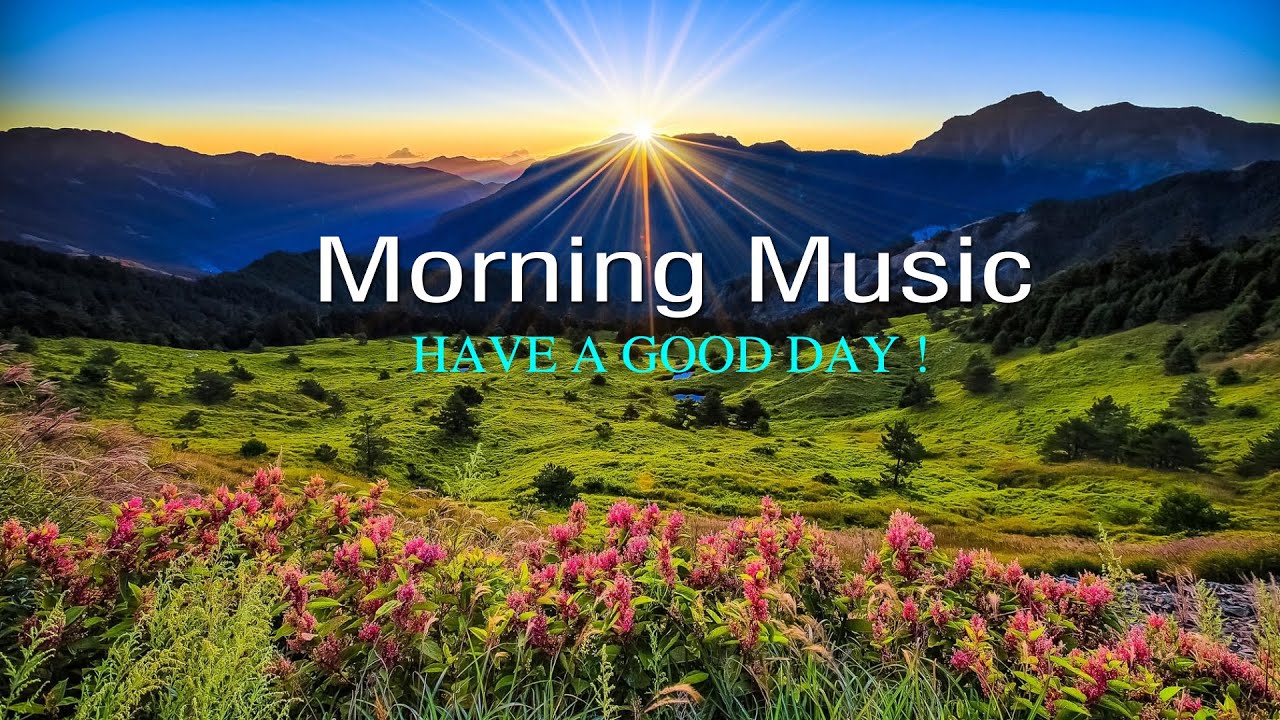 Good Morning Music ➤Positive Piano Music For Stress Relief, Study➤Soft Water Sounds + Birds Singing