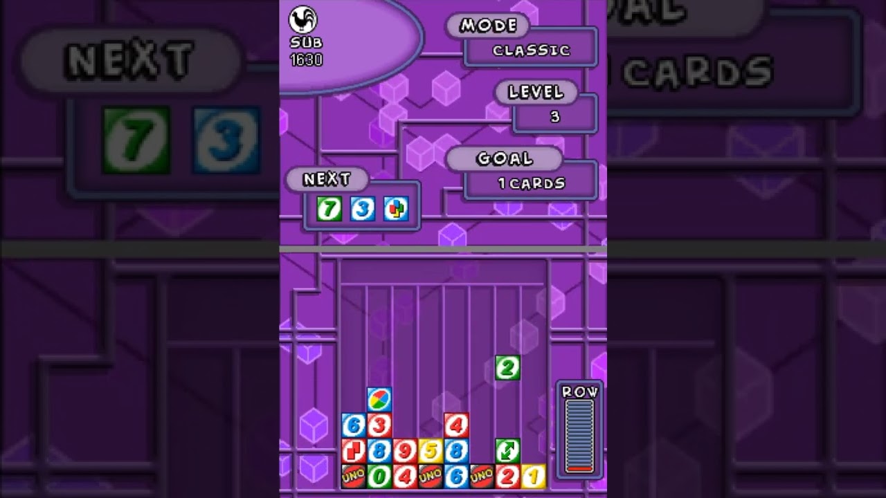 Uno Freefall - DS playthrough - Part 1 (No Commentary)
