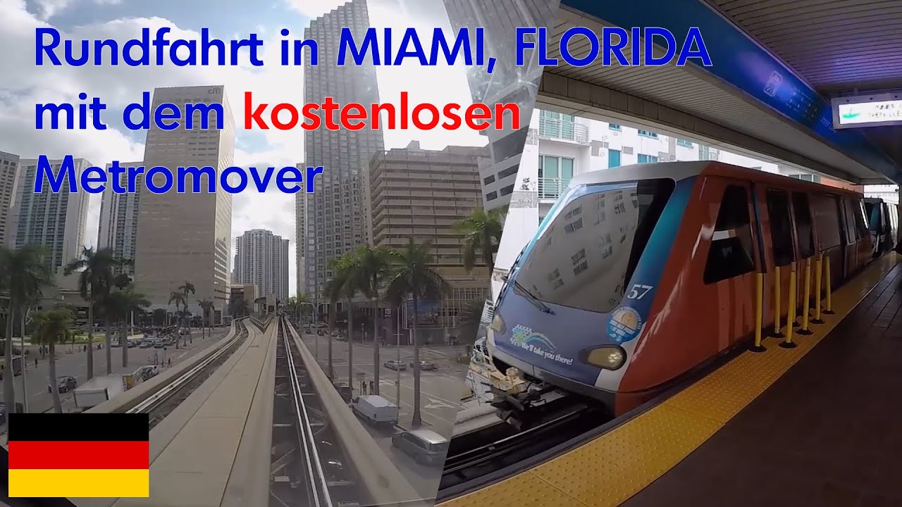 Florida 3/3 | Miami: Kostenloses automatisiertes öffentliches Verkehrsmittel in den USA