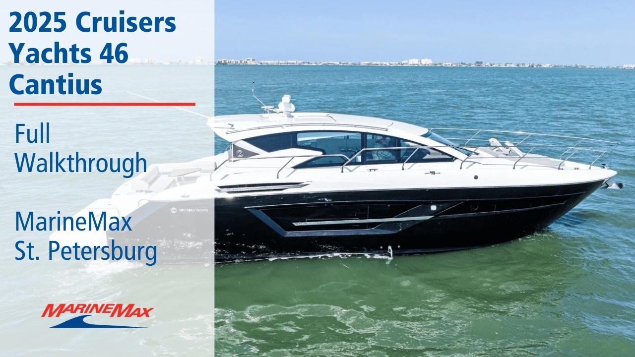 2025 Cruisers Yachts 46 Cantius | Available NOW at MarineMax St. Petersburg