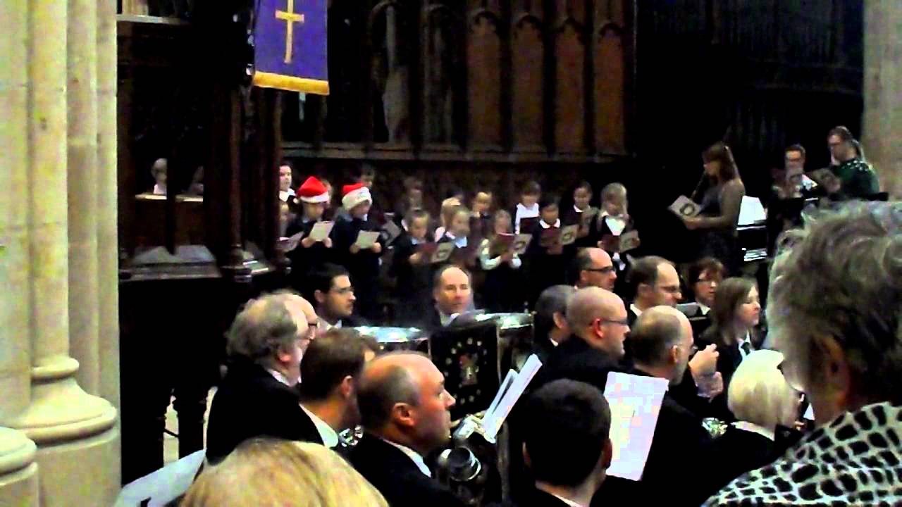 Xmas Carol (Hark The Herald Angels Sing) at Newark Parish Church of St Mary Magdalene