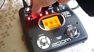Zoom G2Nu multi effects pedal demo on fender Jaguar
