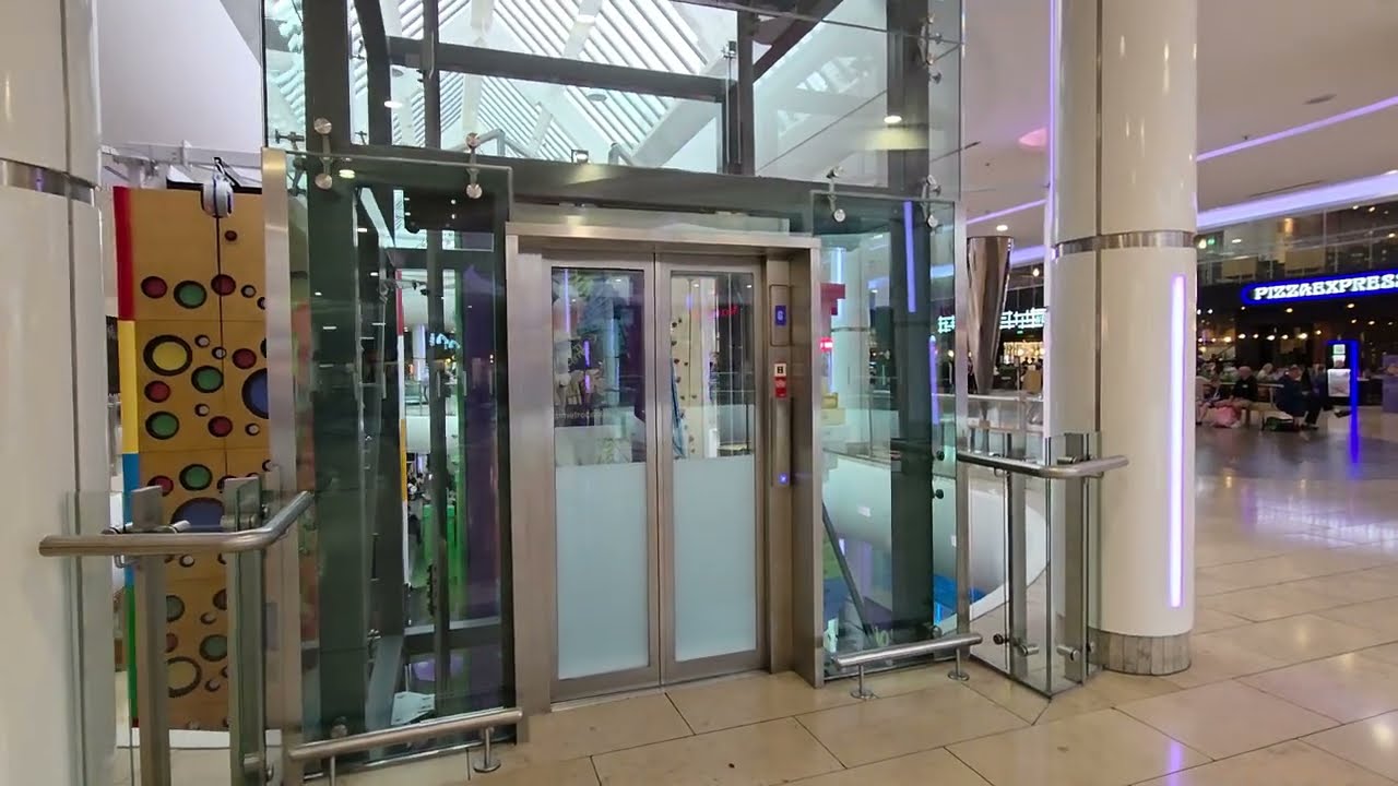 Lifts @ Metro centre, Gateshead, yellow zone, Schindler with Hydroware 
