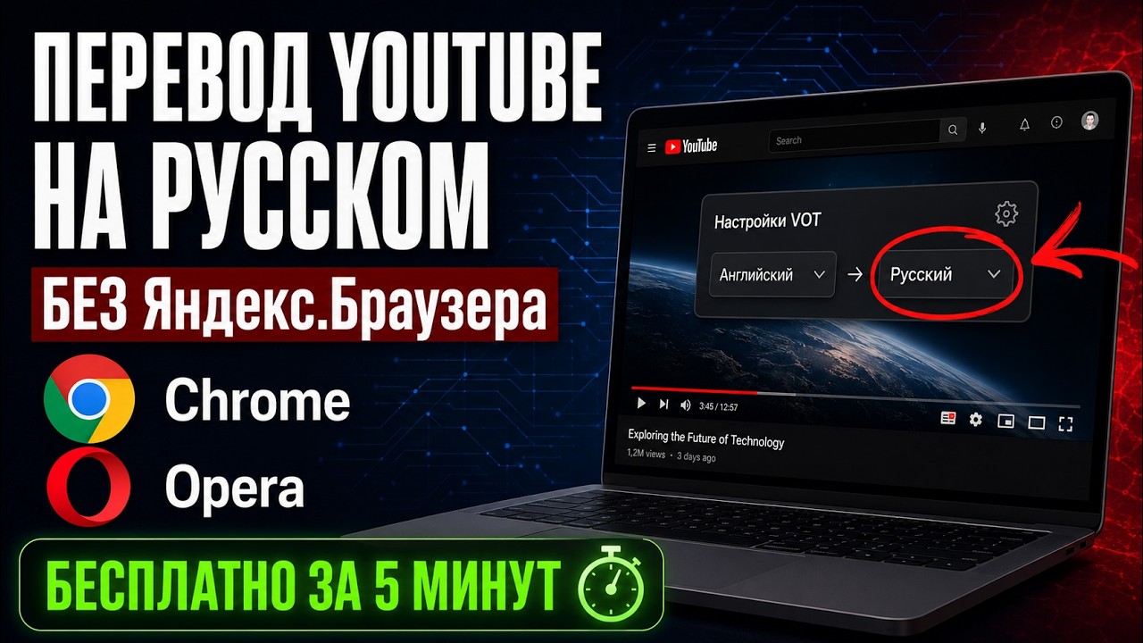 Перевод YouTube на русский БЕЗ Яндекс.Браузера &mdash; бесплатно за 5 минут: Tampermonkey