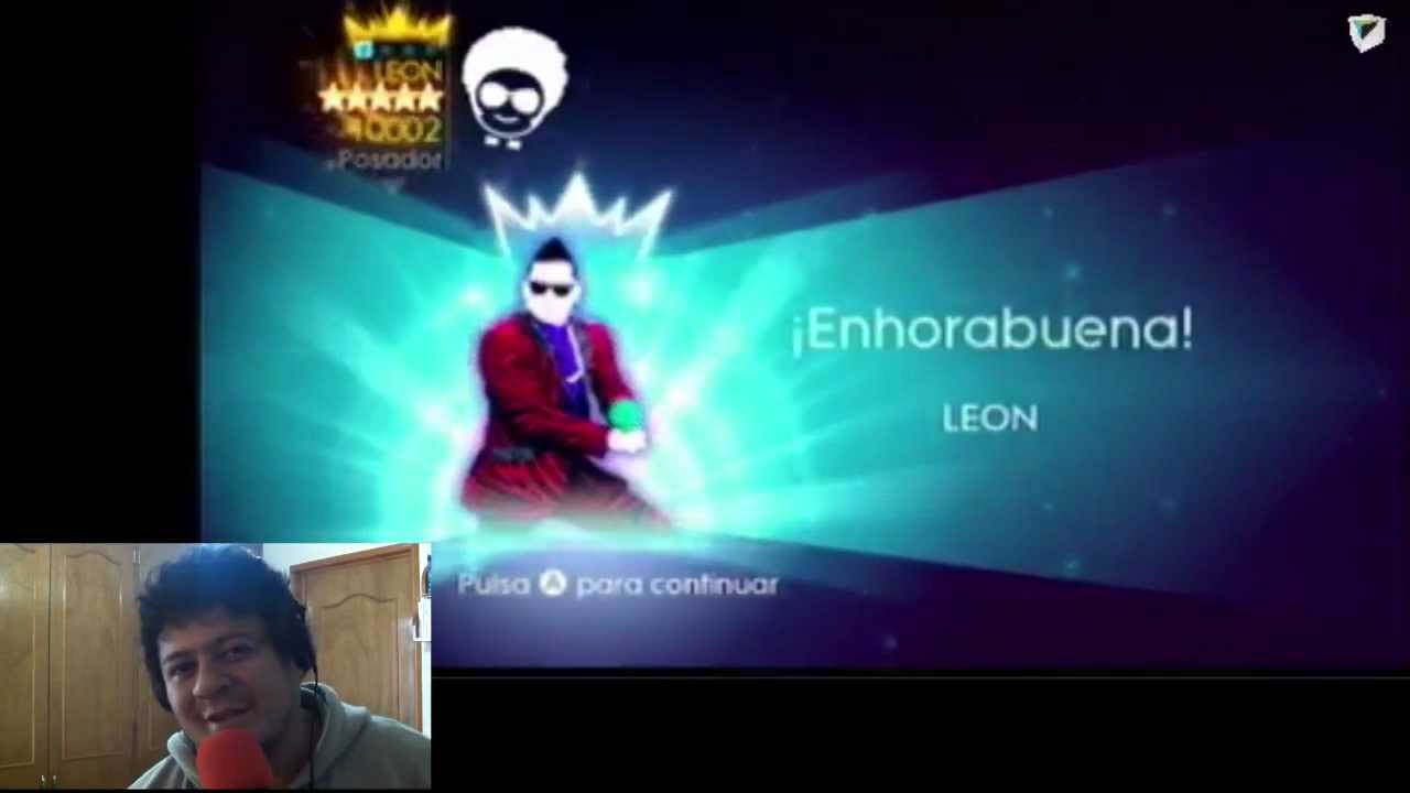León baila Gangnam Style - Just Dance 4 Wii - (Oppan Leon Style)