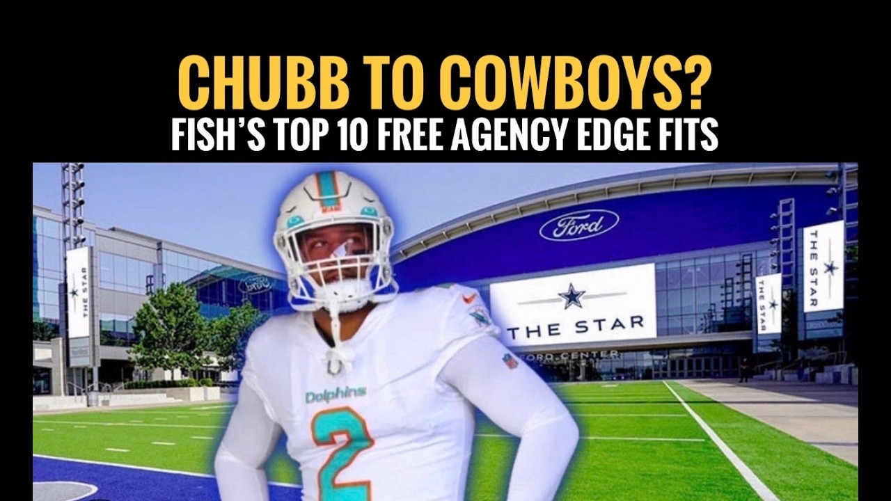 Chubb To #Cowboys ? Fish's Top 10 EDGE' Fits in #NFL Free Agency