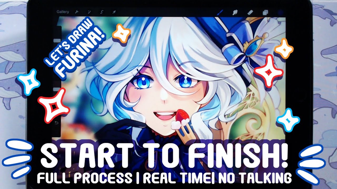 START TO FINISH! FURINA| Full Process + Real Time!
