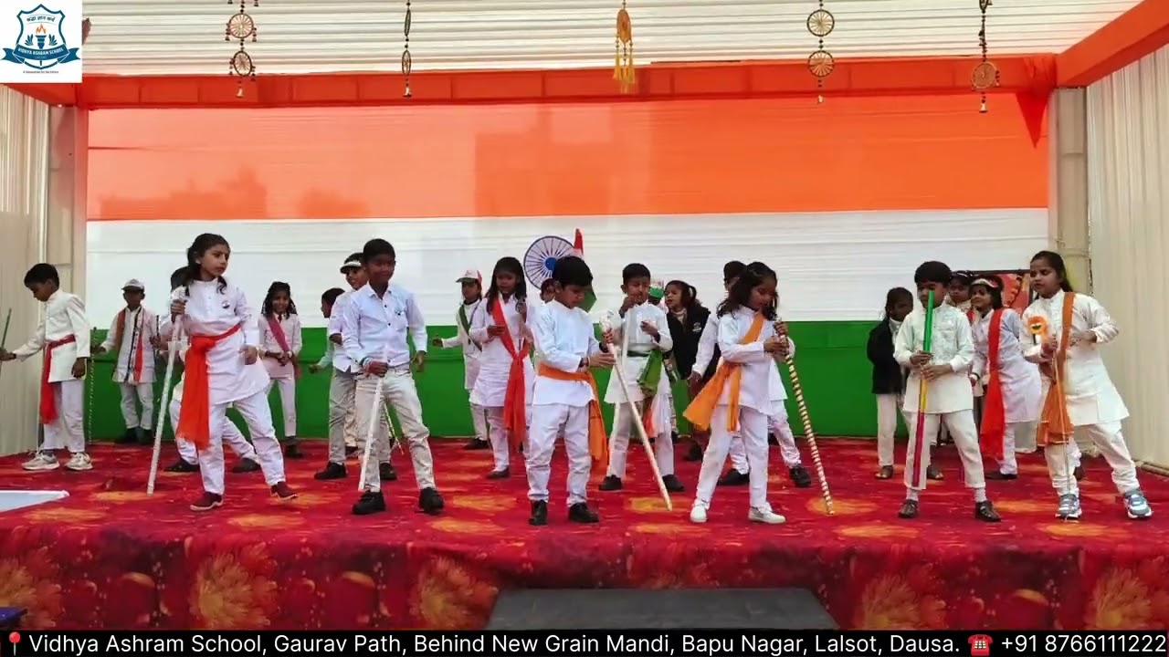 Heart Touching Tiranga Theme Dance | Republic Day 2026 | Vidhya Ashram School, Lalsot #republicday