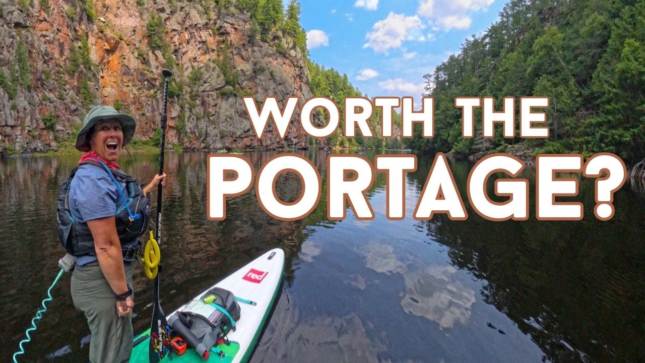 Paddle Boarding Barron Canyon | Algonquin Backcountry Camping