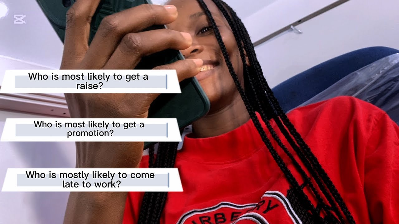 WHO IS MOST LIKELY TO…….(OFFICE EDITION)