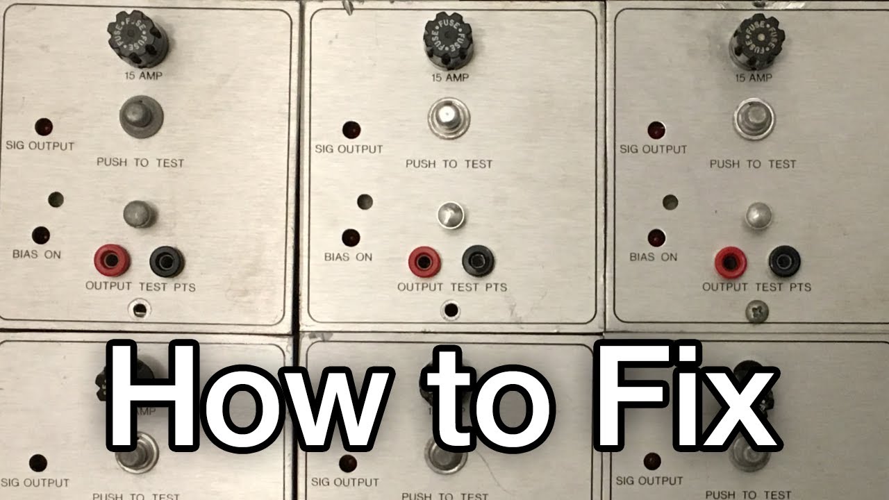 How to fix dead SiraTone and MC amplifiers