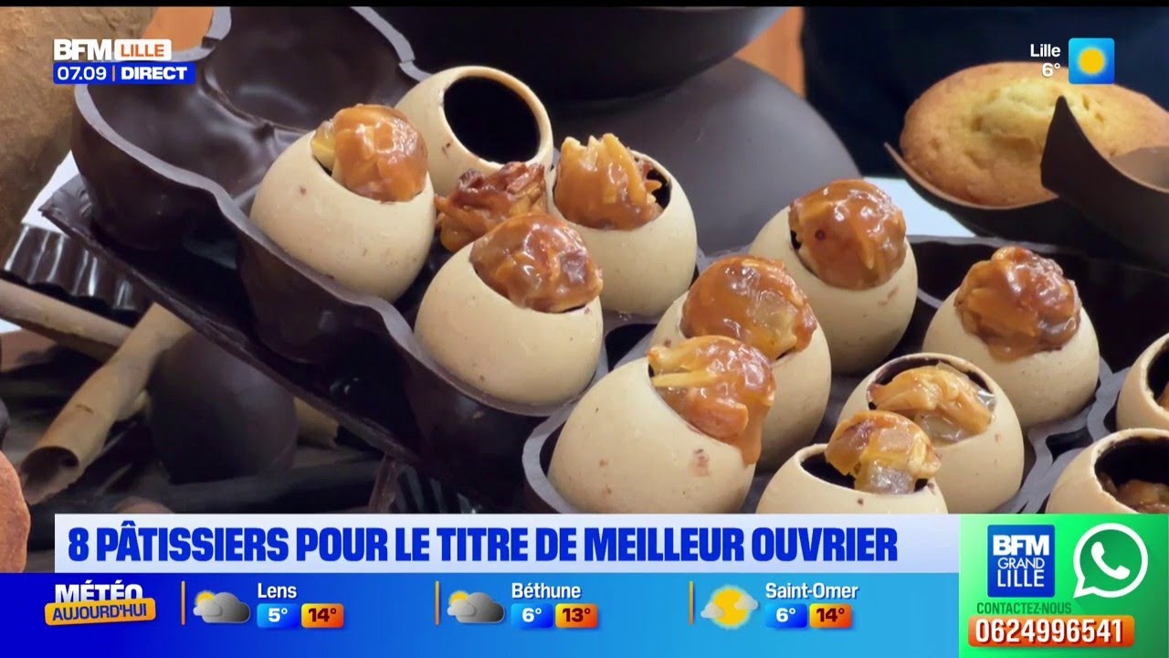 Huit pâtissiers nordistes en lice pour le titre de meilleur ouvrier