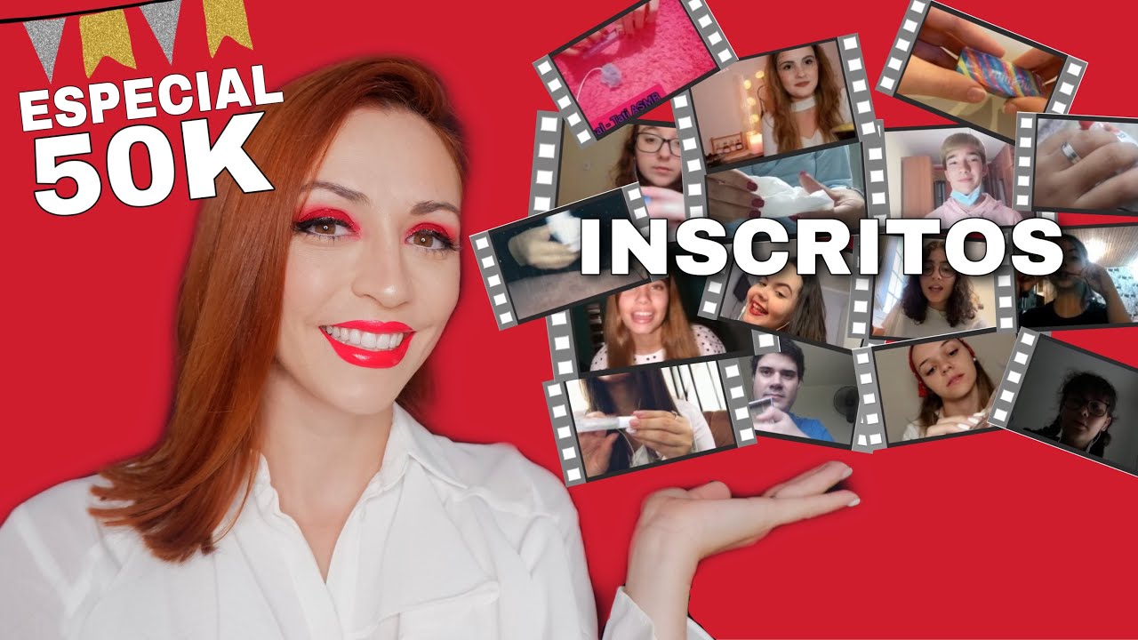 ASMR PORTUGAL: COLAB com INSCRITOS! ESPECIAL 50K!
