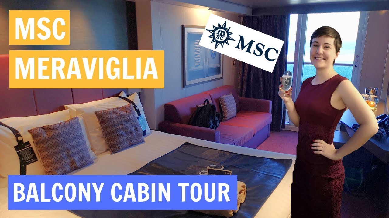 Экскурсия по каюте MSC Meraviglia с балконом