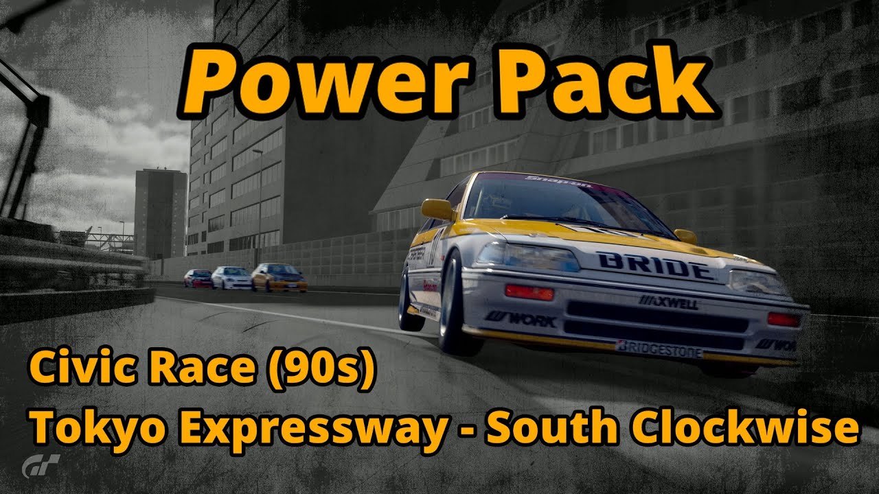 GT7 Power Pack - Civic Race 90s - Tokyo Expressway South Clockwise -  2 Chillies