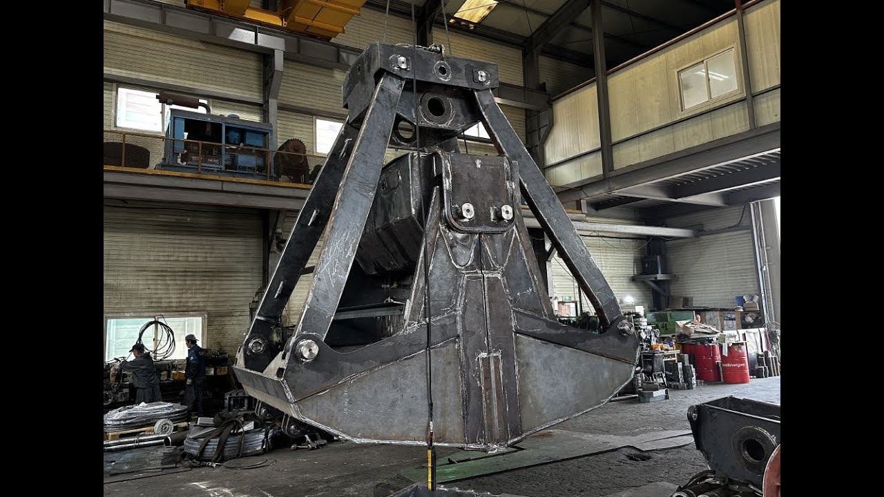 Mechanical Grab Bucket Manufacturing Process - 70 days record
