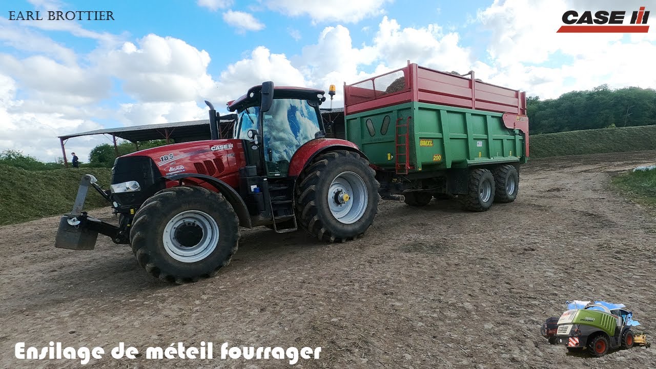 Ensilage de méteil fourrager à l'EARL Brottier.🚜🌾