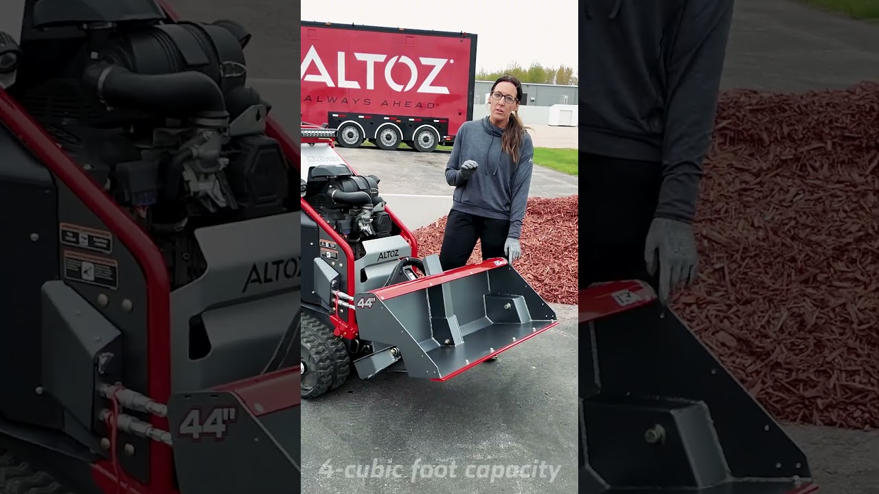 The Versatile Material Bucket attachment for the Altoz Switch! Get in, Get out, Done. #tracks