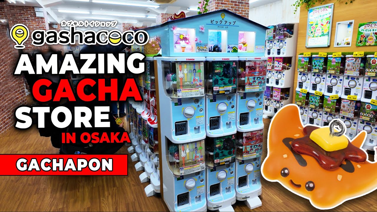 GACHAPON Store in OSAKA & Haul⭐ | Dragon Ball, Sanrio, Anime, Games, Disney, Food, Dragon Quest